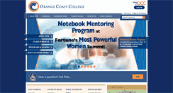 Desktop Screenshot of orangecoastcollege.edu